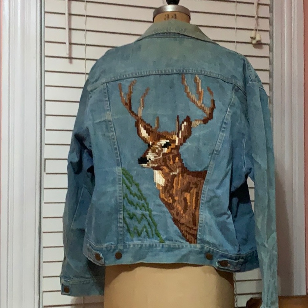Vintage Embroidered Denim Jacket